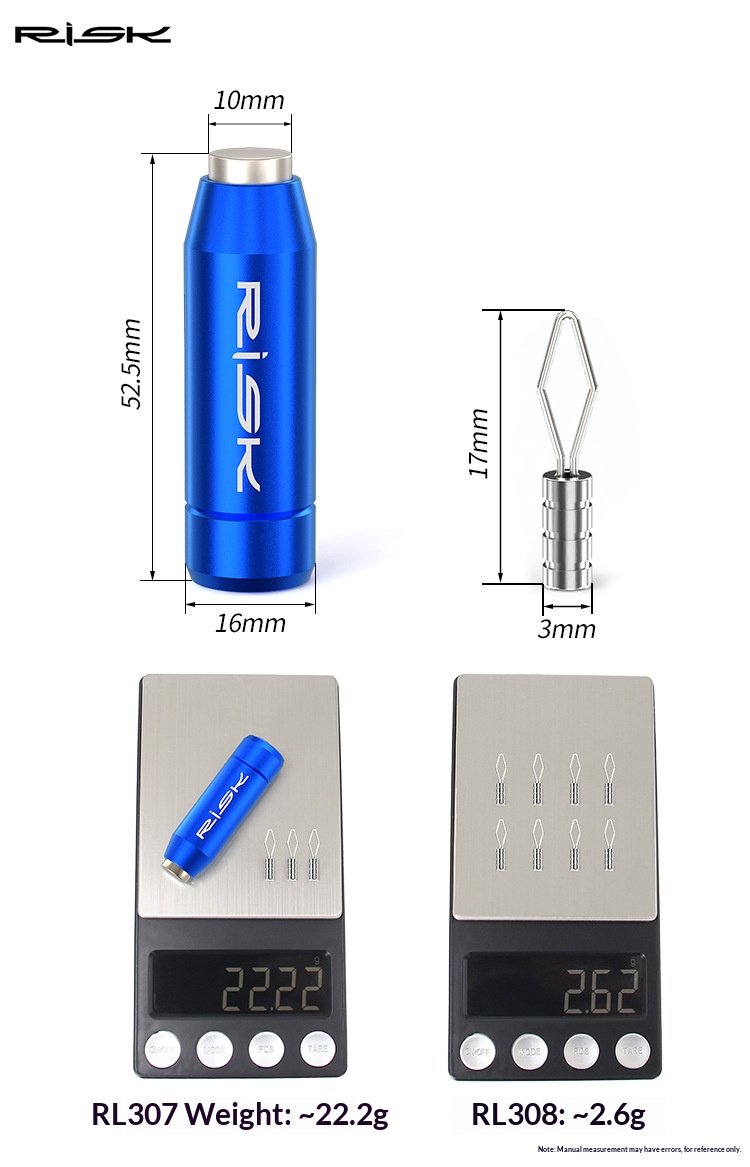 RISK RL307 RL308 Magnetic Spoke Nipple Puller Tool for Carbon Wheel Rim Building 13G 14G 15G