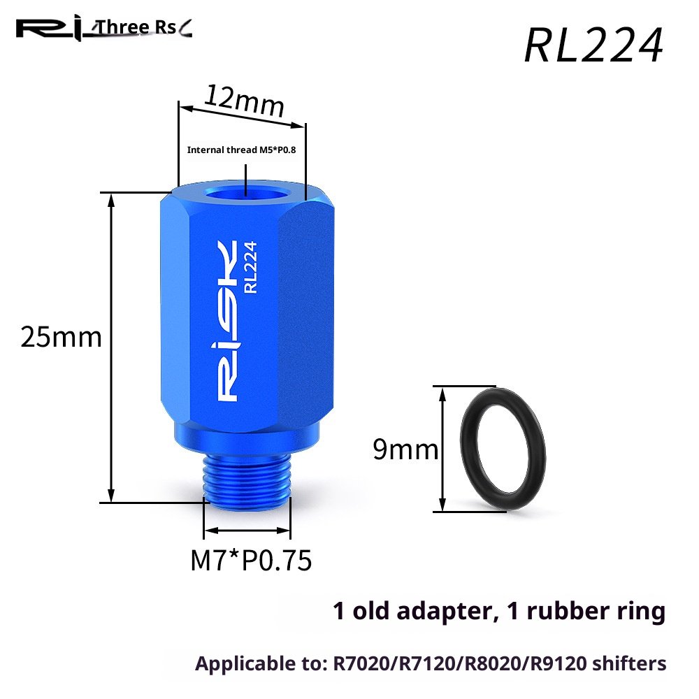 RISK RL309 Hydraulic Brake Bleed Funnel Adapter for Shimano Road STI Shifters R7020 R7120 R8020 R9120 R8170 R9270