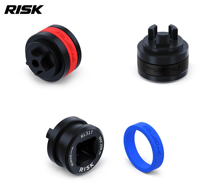 RISK Bicycle Hydraulic Disc Brake Caliper Piston Side Cover Removal Tool for Shimano XTR M9200 / M9220 / R9270