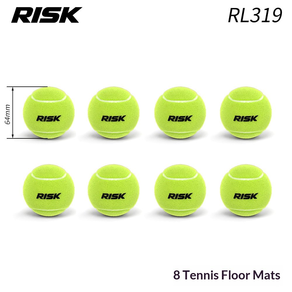 RISK Rocker Feet Base Kit for Indoor Bike Trainers – Shock-Absorbing Tennis Ball Pads for X2, X2 MAX, XX PRO Gen 1/Gen 2/Folding Models