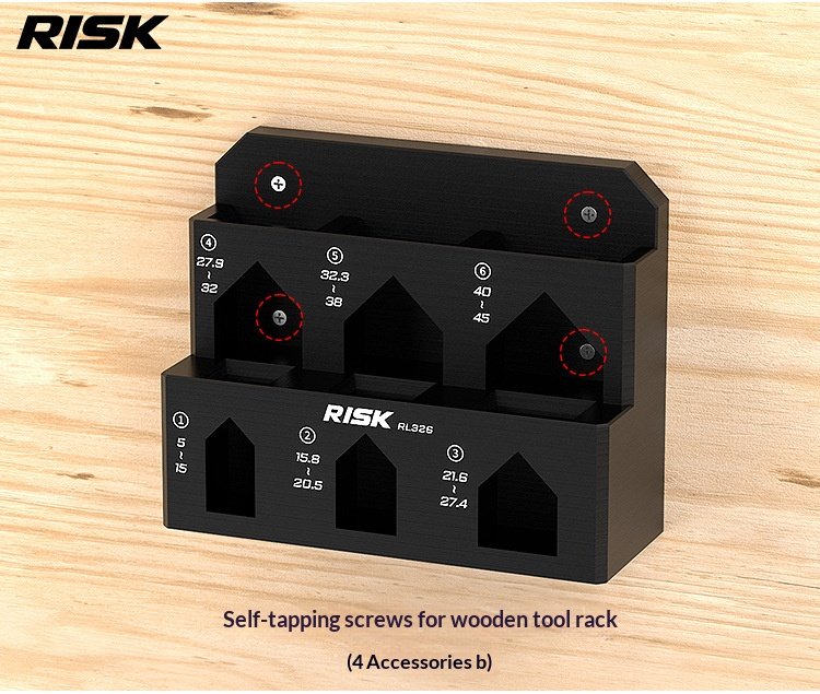 RISK RL320–RL326 Bicycle Bench Vise Clamp Blocks Set, Aluminum Bike Repair Holding Fixture for Bottom Bracket, Hub, Fork, Shock, Pedal and Crank Maintenance