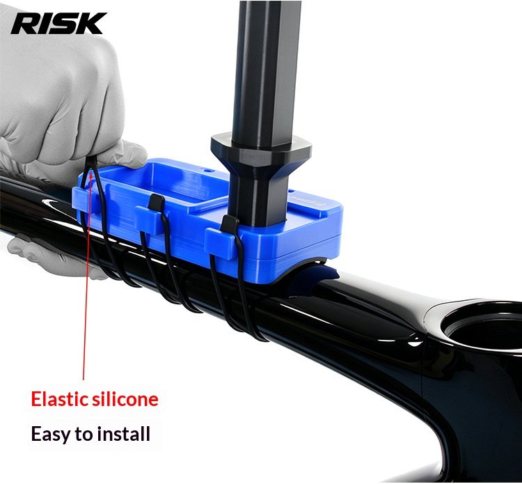 RISK RL342 Bicycle Dummy Head Tube Tool, Handlebar & Stem Service Holder for MTB and Road Bike Repair