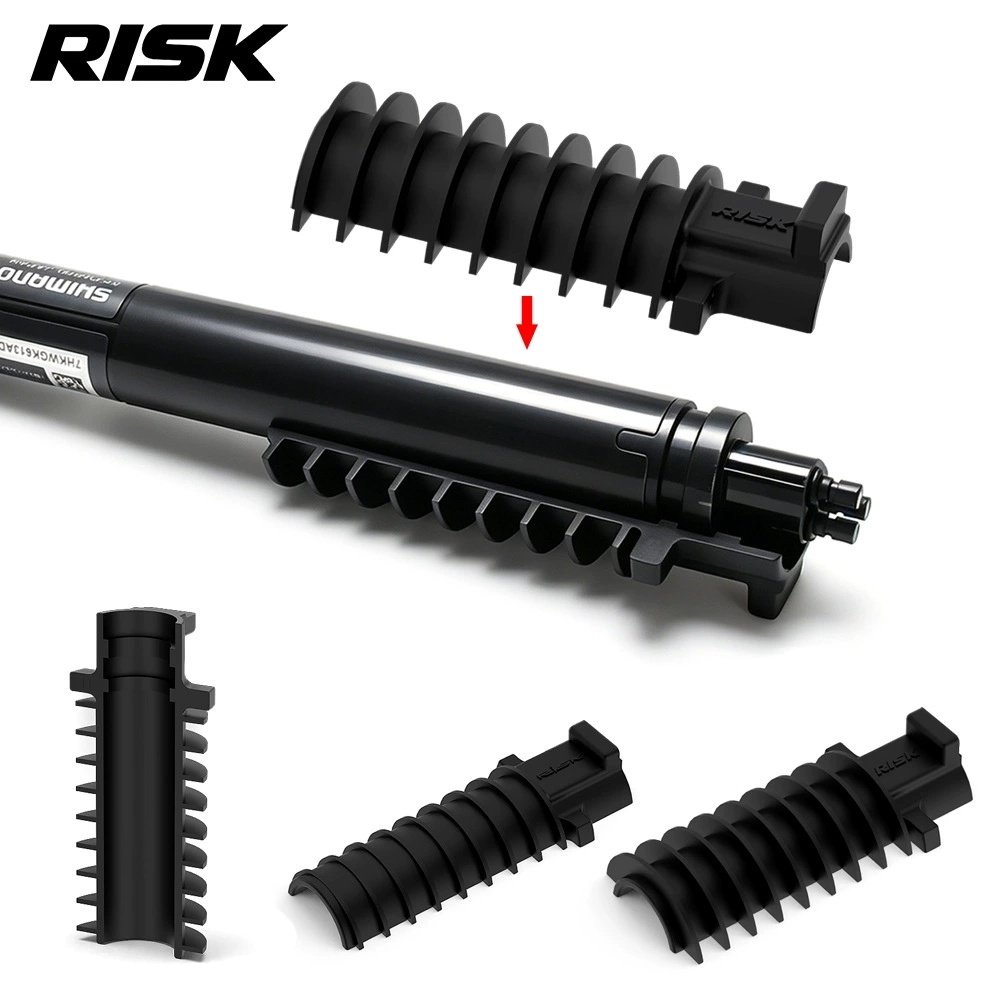 RISK RL343/RL344 Di2 Electronic Shifting Battery Holder Sleeve for Round Seatposts, Rubber Battery Mount Adapter for Shimano BT-DN300
