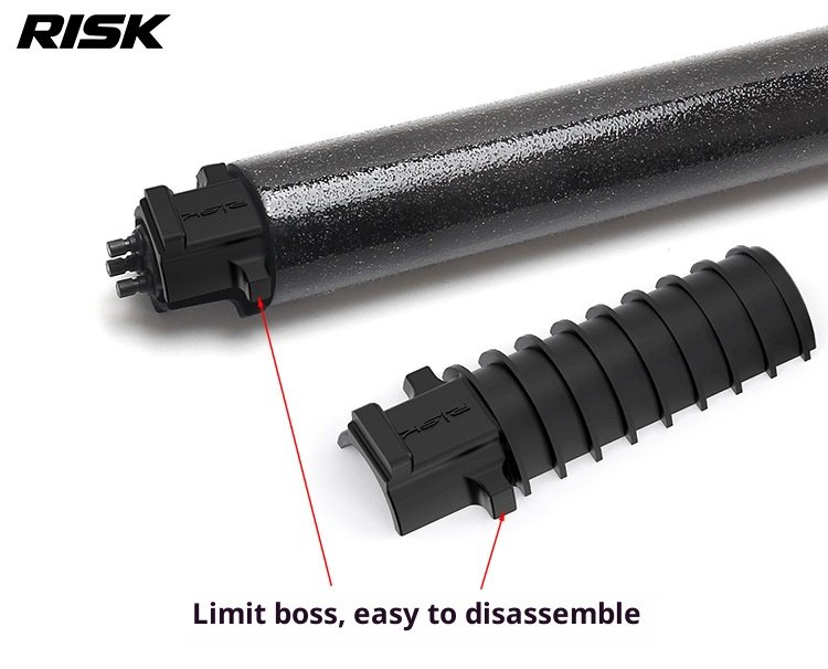 RISK RL343/RL344 Di2 Electronic Shifting Battery Holder Sleeve for Round Seatposts, Rubber Battery Mount Adapter for Shimano BT-DN300