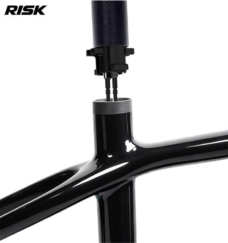 RISK RL343/RL344 Di2 Electronic Shifting Battery Holder Sleeve for Round Seatposts, Rubber Battery Mount Adapter for Shimano BT-DN300