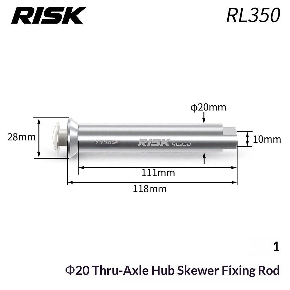 RISK RL347-350 Bicycle Wheel Hub Fixing Tool Set for MTB Road Bike Wheelset Maintenance, Quick Release & Thru Axle Hub Holder