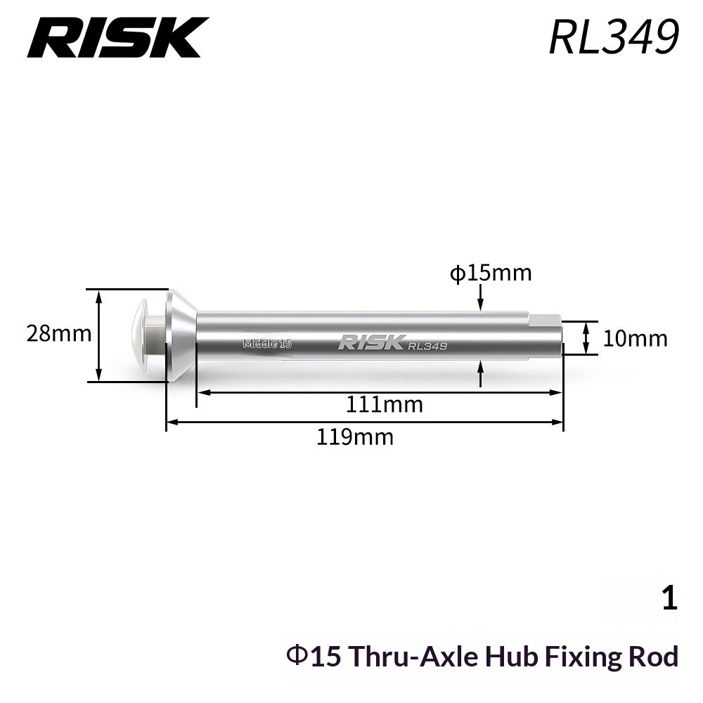 RISK RL347-350 Bicycle Wheel Hub Fixing Tool Set for MTB Road Bike Wheelset Maintenance, Quick Release & Thru Axle Hub Holder