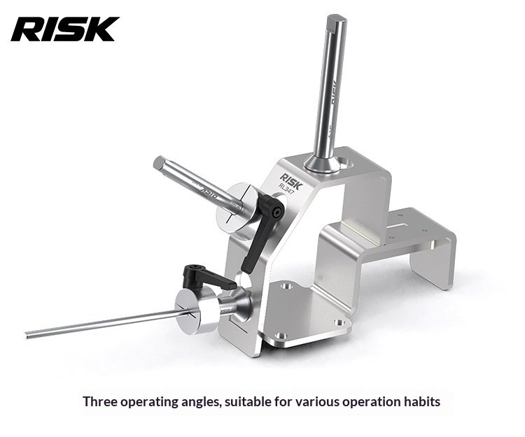 RISK RL347-350 Bicycle Wheel Hub Fixing Tool Set for MTB Road Bike Wheelset Maintenance, Quick Release & Thru Axle Hub Holder