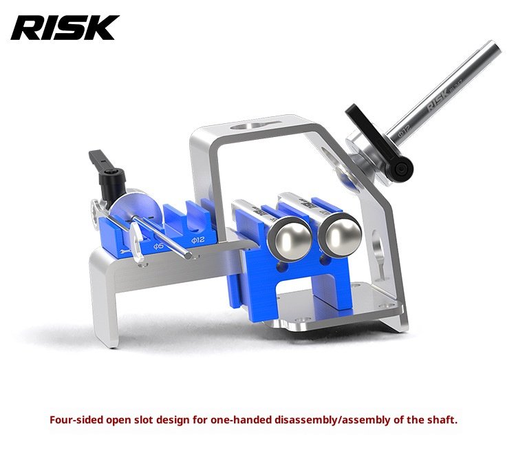 RISK RL347-350 Bicycle Wheel Hub Fixing Tool Set for MTB Road Bike Wheelset Maintenance, Quick Release & Thru Axle Hub Holder