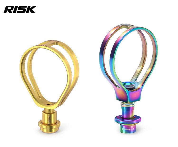 RISK RT149/RT150 Titanium Road Bike Shifter Clamp Ring for Shimano & SRAM Brake Shift Levers