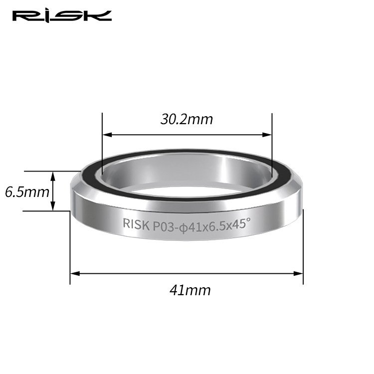 RISK RA150 Bicycle Headset Bearing 41/41.8/47/49/52mm Sealed Steel Double Bearing for MTB Road Bike Headset Repair