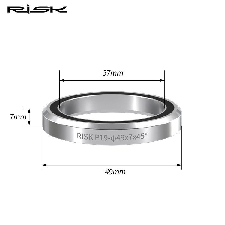 RISK RA150 Bicycle Headset Bearing 41/41.8/47/49/52mm Sealed Steel Double Bearing for MTB Road Bike Headset Repair