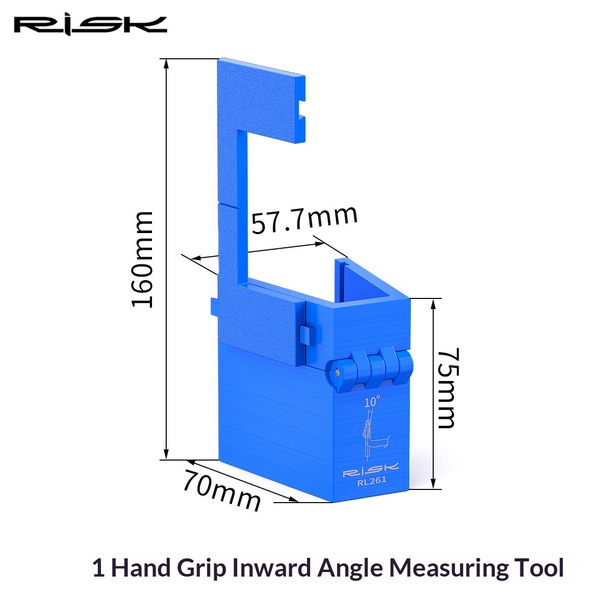 RISK RL261 Road Bike Shifter Inward Angle Measuring Tool