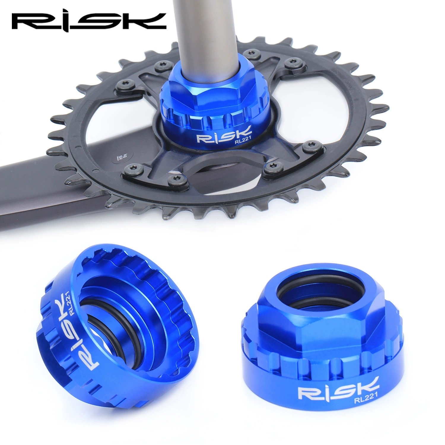 RISK RL221 12-Speed Direct Mount Chainring Lockring Tool for M9100/M8100/M7100
