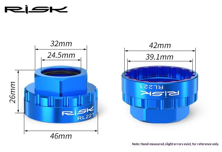 RISK RL221 12-Speed Direct Mount Chainring Lockring Tool for M9100/M8100/M7100