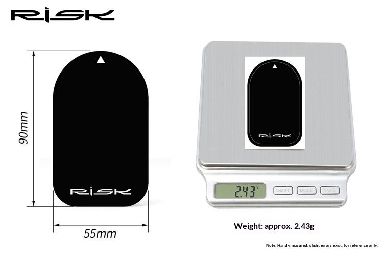 RISK RA154 Disc Wheel Valve Hole Stickers – PVC Presta Valve Cover Patches for Road, TT and Triathlon Bikes