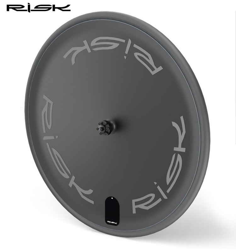 RISK RA154 Disc Wheel Valve Hole Stickers – PVC Presta Valve Cover Patches for Road, TT and Triathlon Bikes