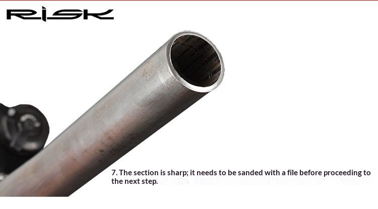 RISK KENWAY RL101 Bicycle Tube Cutter Tool – Fork Steerer, Handlebar and Seatpost Cutting Tool for Steel, Aluminum and Titanium Tubes