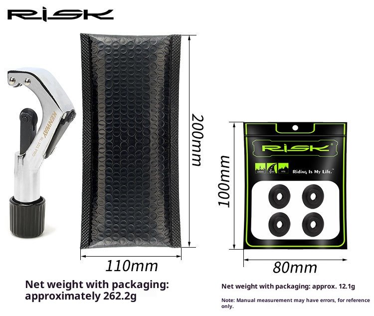 RISK KENWAY RL101 Bicycle Tube Cutter Tool – Fork Steerer, Handlebar and Seatpost Cutting Tool for Steel, Aluminum and Titanium Tubes