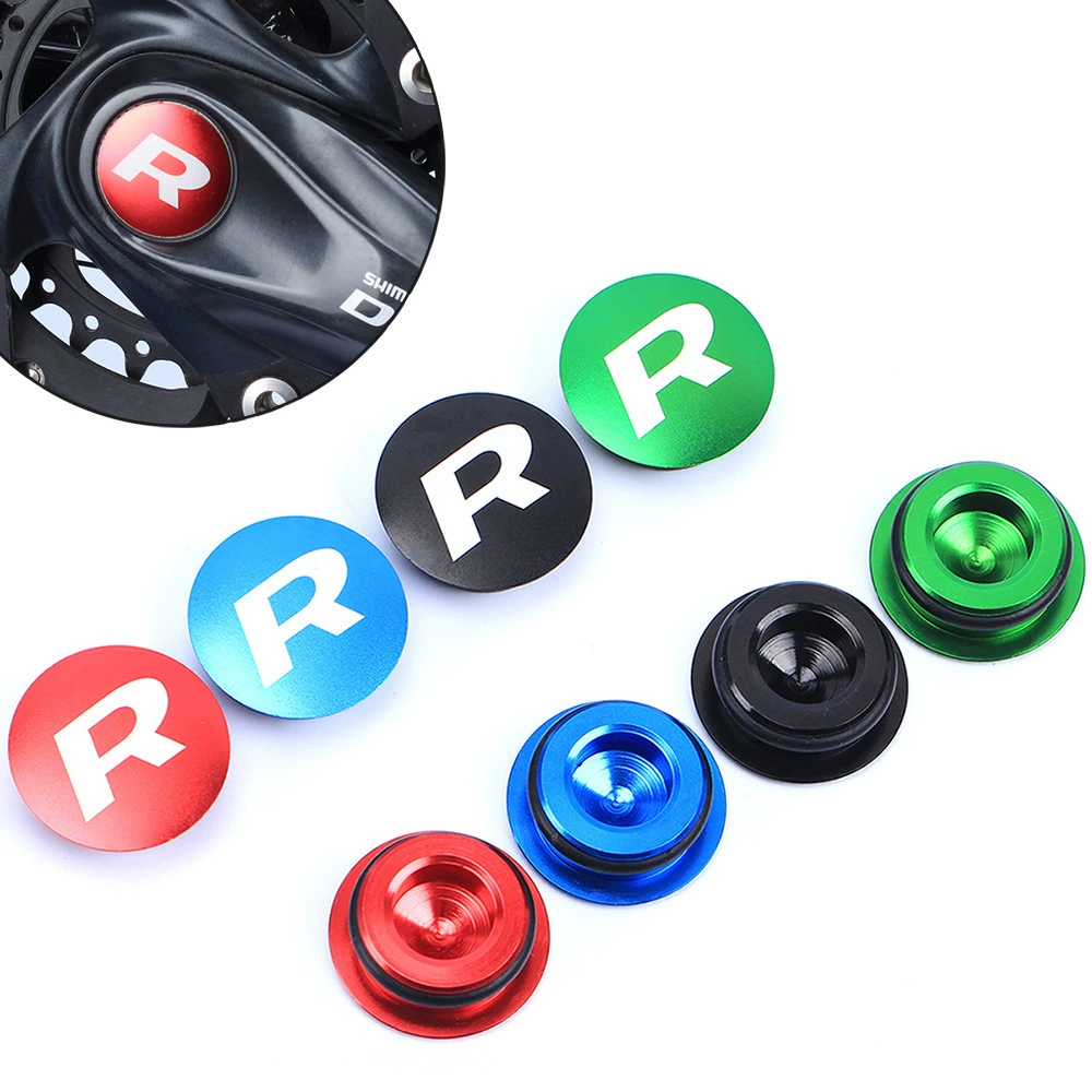 RISK RA124 Aluminum Integrated Hollow Crankset Dust Cover 22–25mm Waterproof Crank Cap
