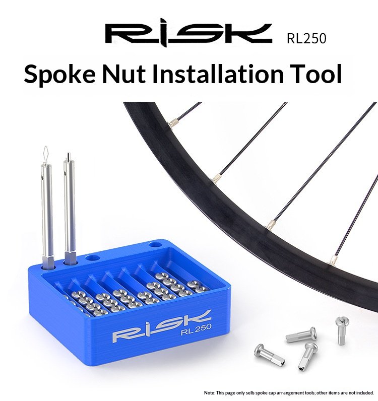RISK RL250 Bicycle Spoke Nipple Organizer Tray for Wheel Building