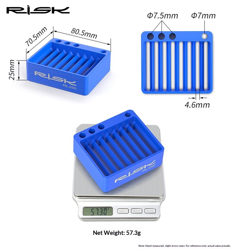 RISK RL250 Bicycle Spoke Nipple Organizer Tray for Wheel Building