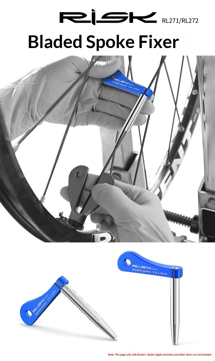 RISK RL271/RL272 Bladed Spoke Holder Tool for Aero Bicycle Spokes