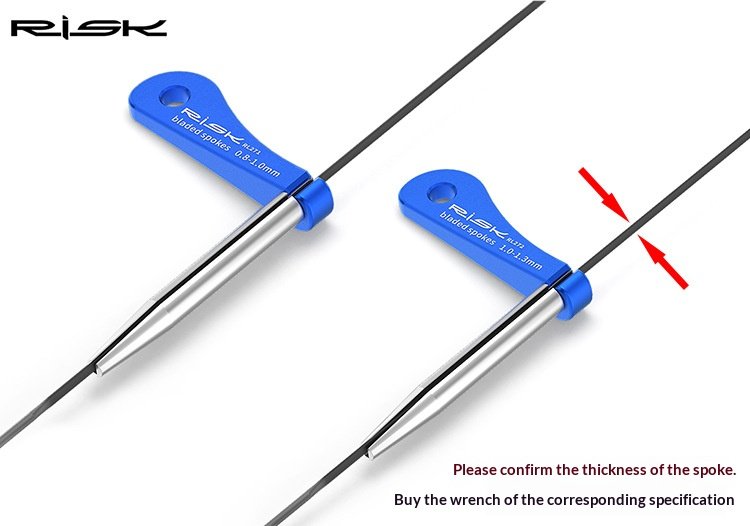 RISK RL271/RL272 Bladed Spoke Holder Tool for Aero Bicycle Spokes