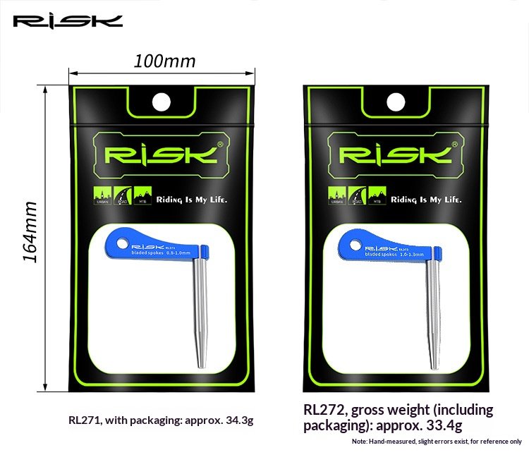 RISK RL271/RL272 Bladed Spoke Holder Tool for Aero Bicycle Spokes