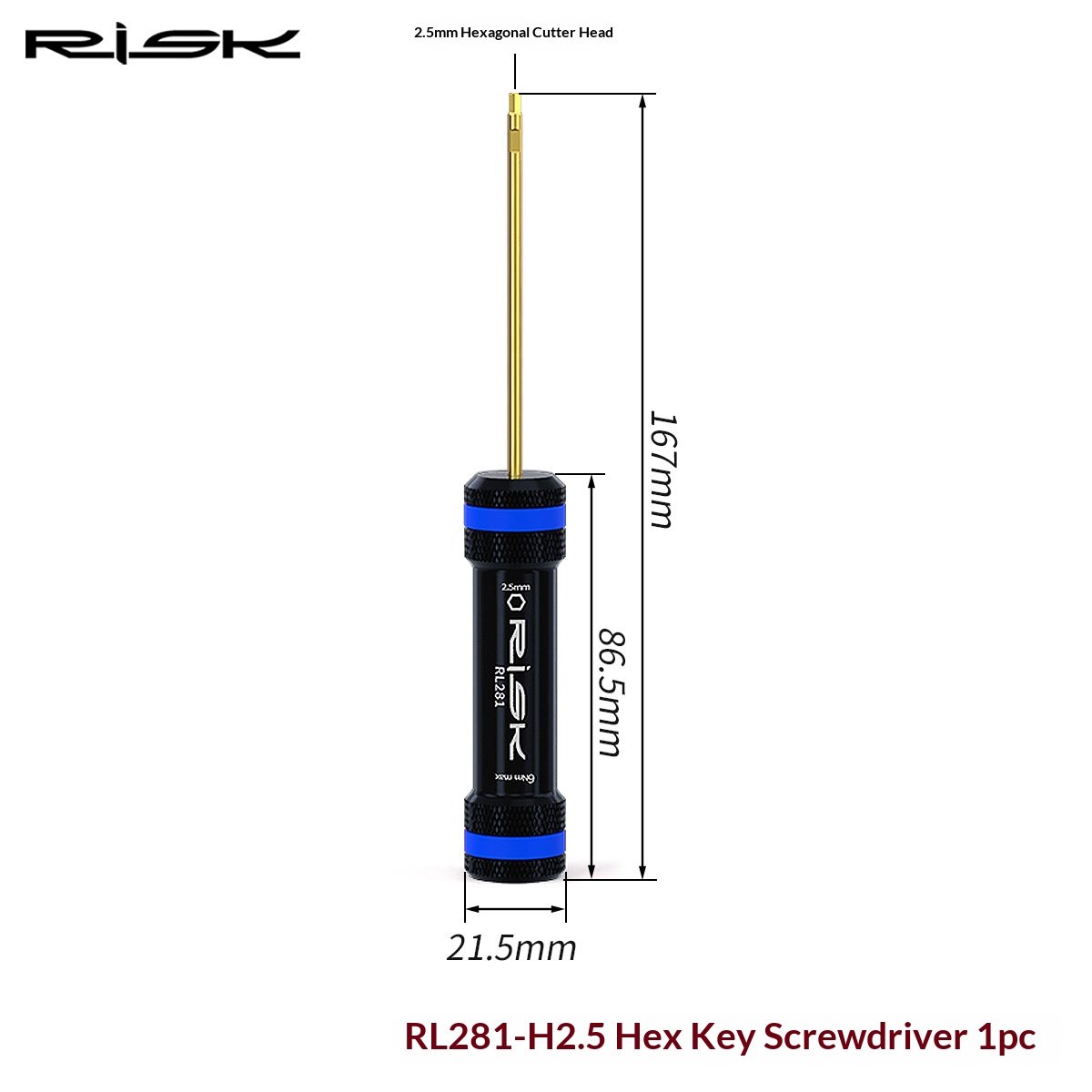 RISK RL273-RL282 Bike Hex Screwdriver Set Precision Allen Wrench Shafts & Storage Organizer Rack