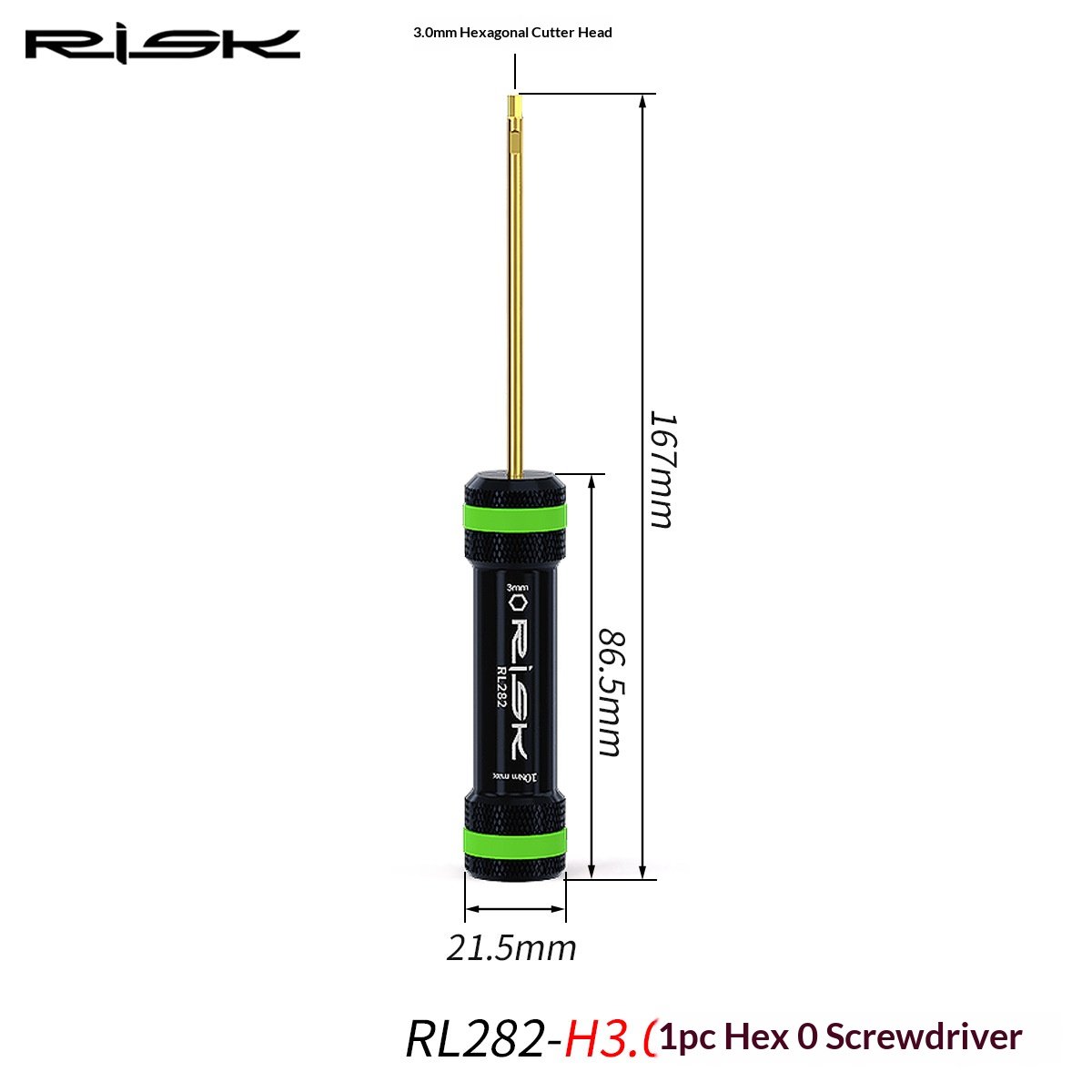 RISK RL273-RL282 Bike Hex Screwdriver Set Precision Allen Wrench Shafts & Storage Organizer Rack