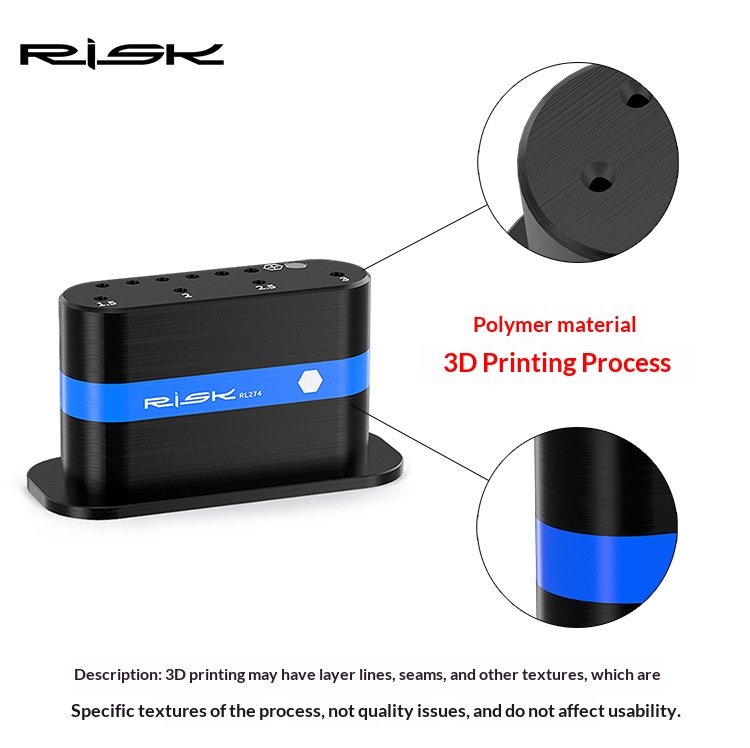RISK RL273-RL282 Bike Hex Screwdriver Set Precision Allen Wrench Shafts & Storage Organizer Rack