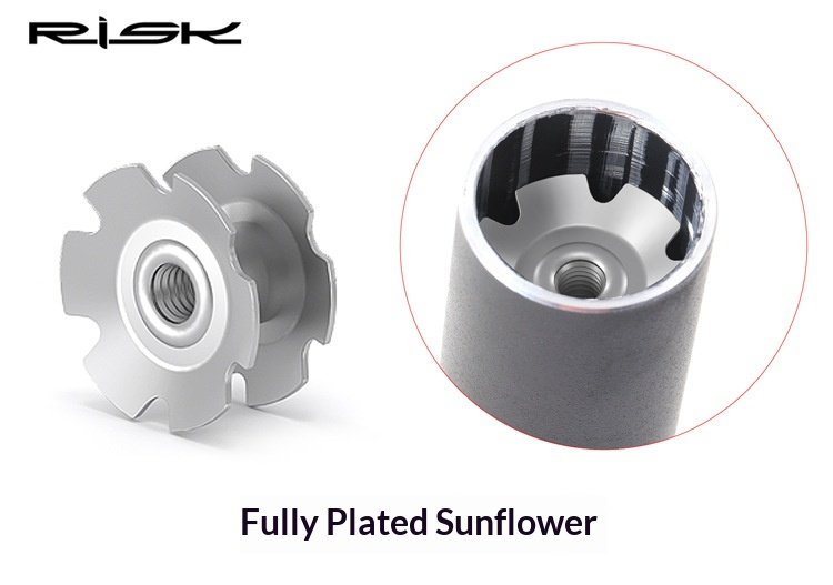 RISK RL106 Bicycle Fork Star Nut Installation Tool – Steel Star Fangled Nut Setter for 28.6mm MTB/Road Bike Steerer Tube